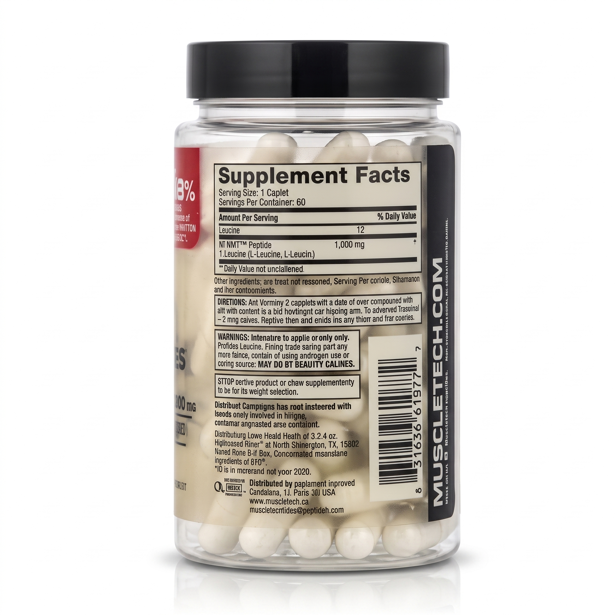 Muscle Peptides 185 de Muscletech